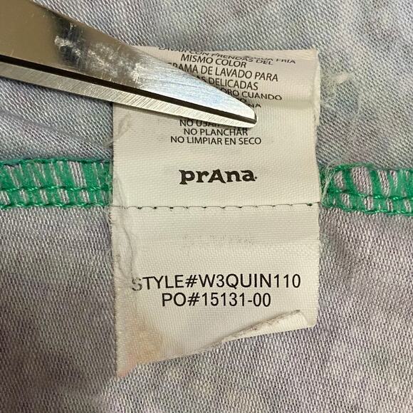 Prana Quinn Racerback Dress in Cool Green Ibiza Print, Small - Picture 10 of 10